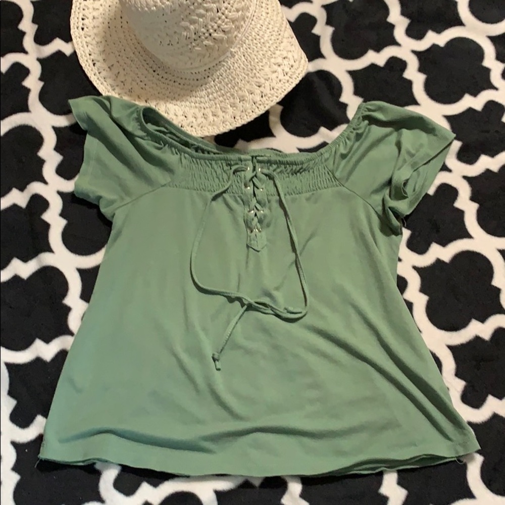 Cute little green summertime shirt